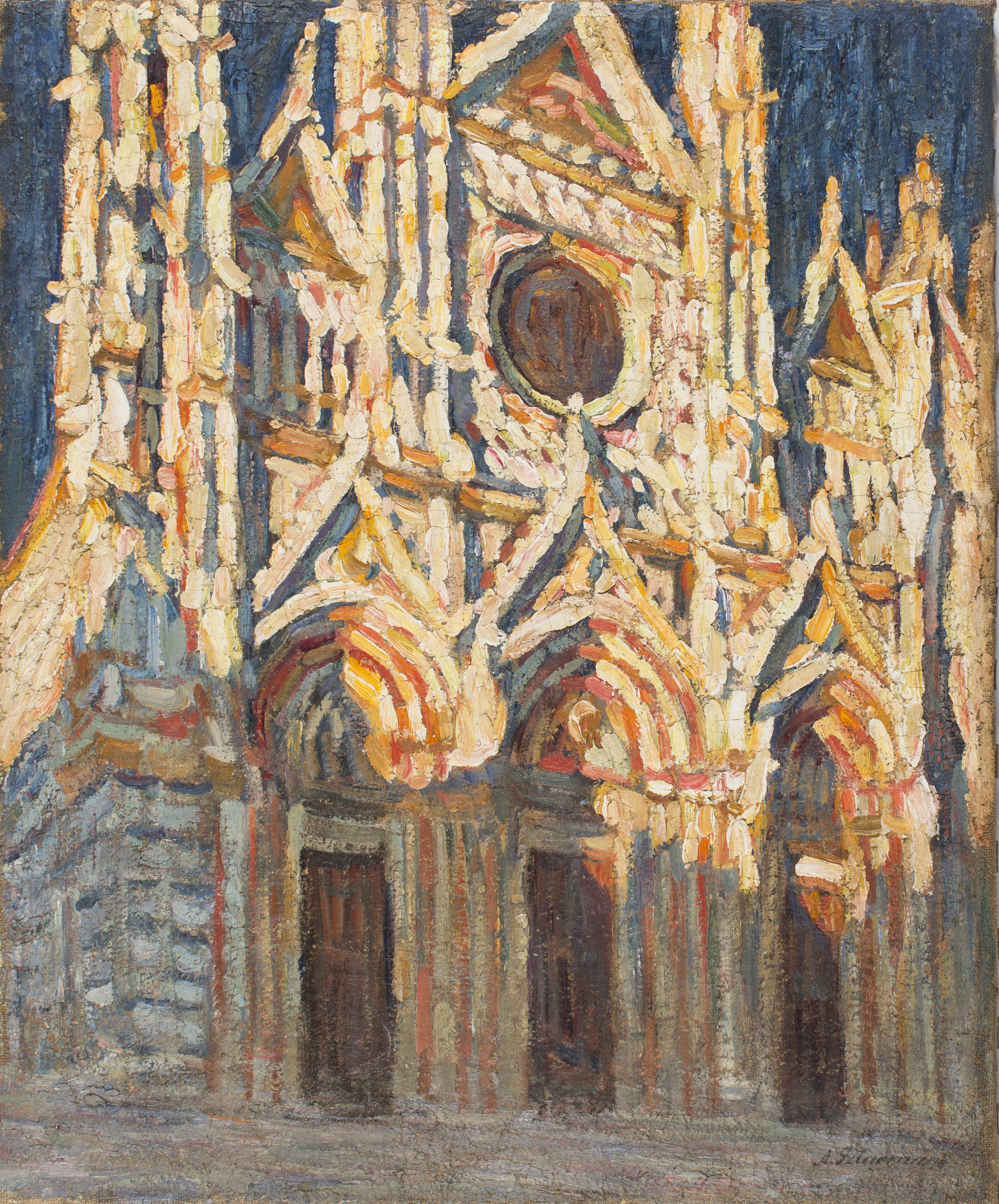 Aleksander Szturman, Katedra w Sienie, malarstwo XX w., niezła sztuka