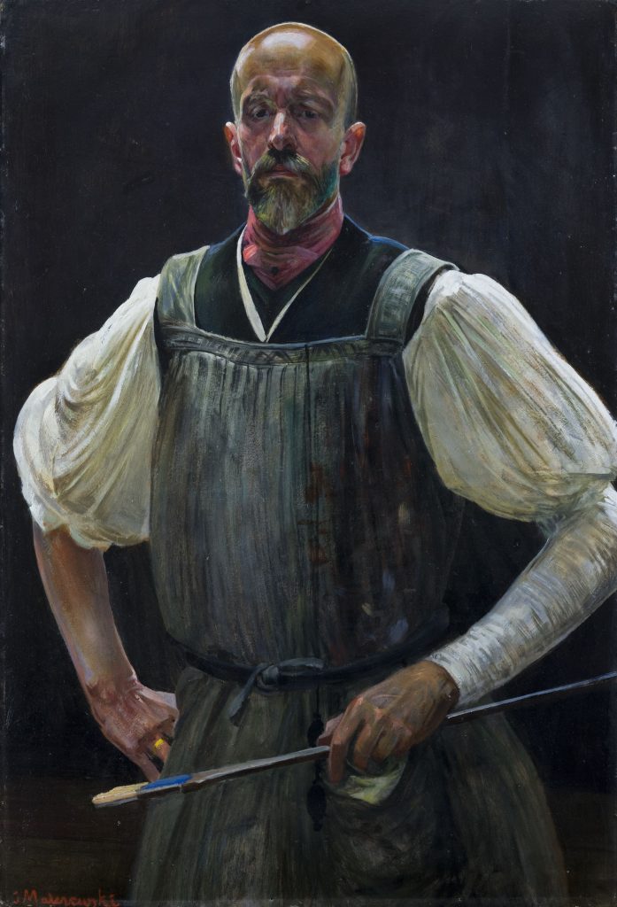 Jacek Malczewski, Autoportret, malarstwo, romantyzm, sztuka XX w., niezła sztuka