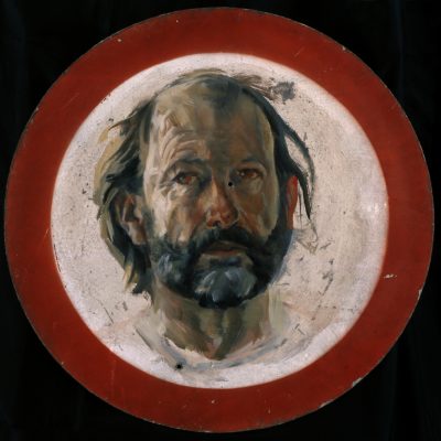 Leszek Sobocki, Portret trumienny (Autoportret trumienny XII), sztuka polska, malarstwo, sztuka współczesna, xx w., Niezła Sztuka