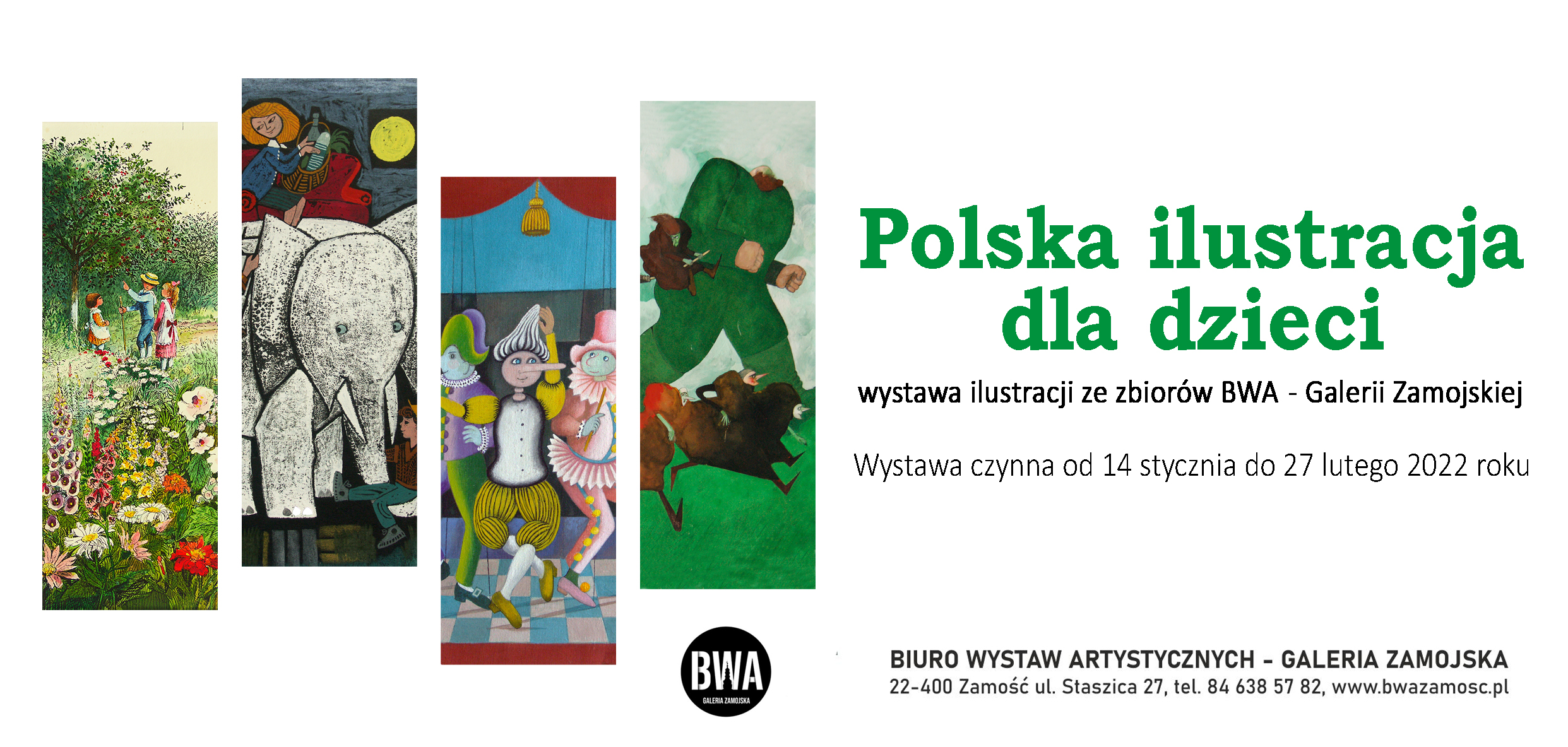 Polska ilustracja dla dzieci. Wystawa ze zbiorów BWA Galerii Zamojskiej