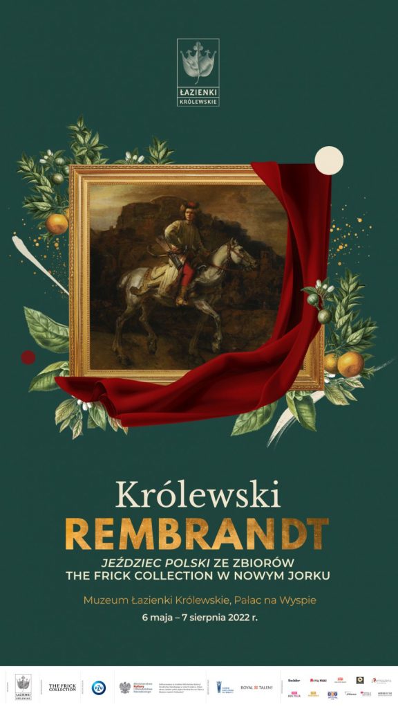 Rembrandt, Jeździec polski, Lisowczyk, Łazienki Królewskie, wystawa, Pałac na wyspie, The Frick Collection, niezła sztuka