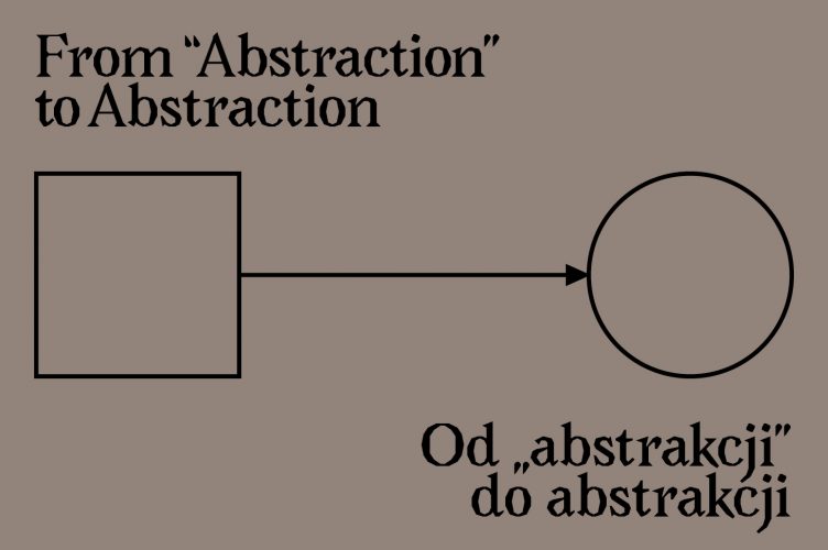 Od „abstrakcji” do abstrakcji