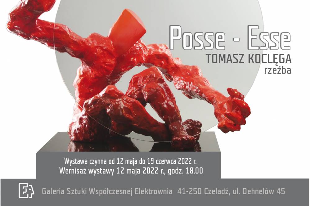 Posse – Esse, wystawa rzeźby Tomasza Koclęgi, sztuka współczesna, Czeladź, Galeria Sztuki Współczesnej Elektrownia, niezła sztuka
