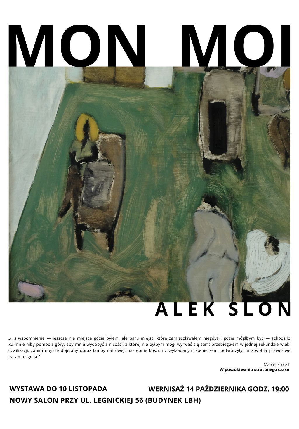 Alek Slon malarstwo, Goldenmark, wystawa, niezła sztuka