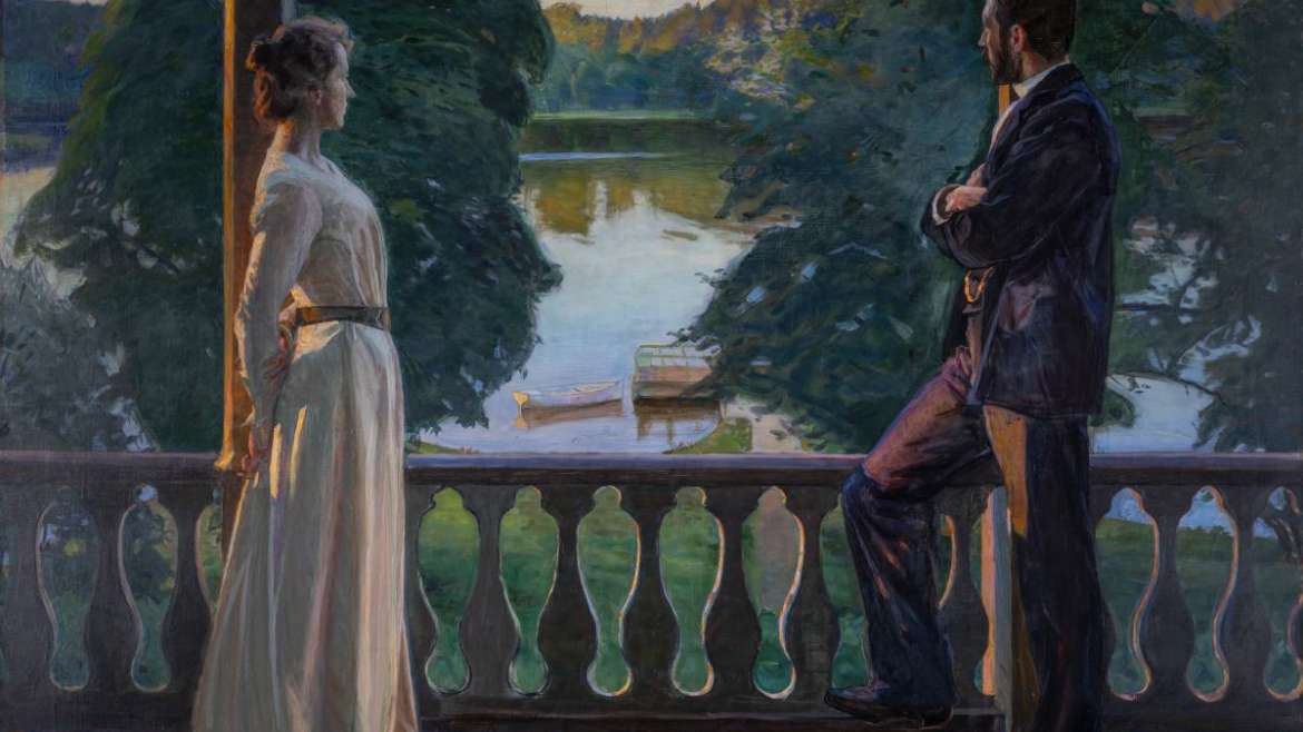 Richard Bergh, Nordycki letni wieczór, malarstwo Północy 1880–1910, wystawa, Muzeum Narodowe w Warszawie, niezła sztuka