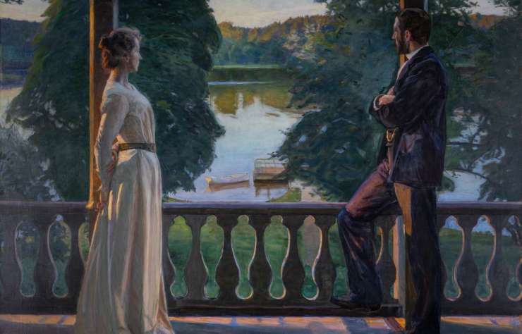 Richard Bergh, Nordycki letni wieczór, malarstwo Północy 1880–1910, wystawa, Muzeum Narodowe w Warszawie, niezła sztuka