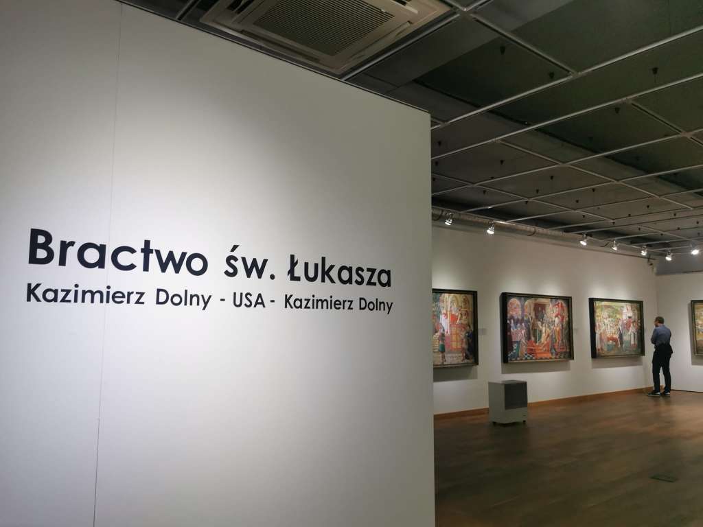 Łukaszowcy: Kazimierz Dolny - USA - Kazimierz Dolny, wystawa, bractwo św. Łukasza, niezła sztuka