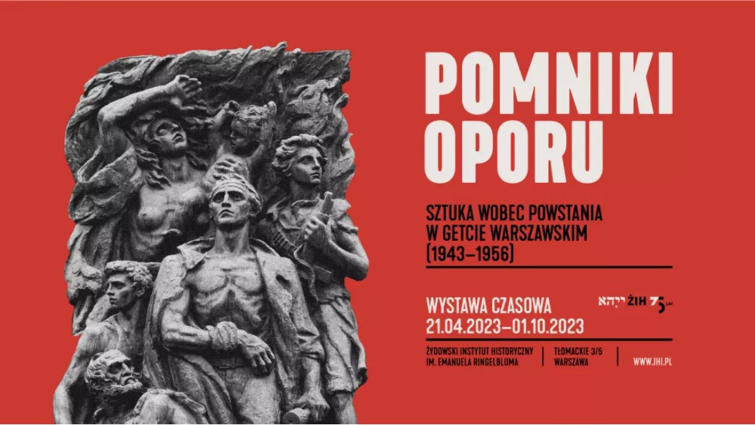 Pomniki oporu. Sztuka wobec powstania w getcie warszawskim (1943-1956), wystawa, niezła sztuka