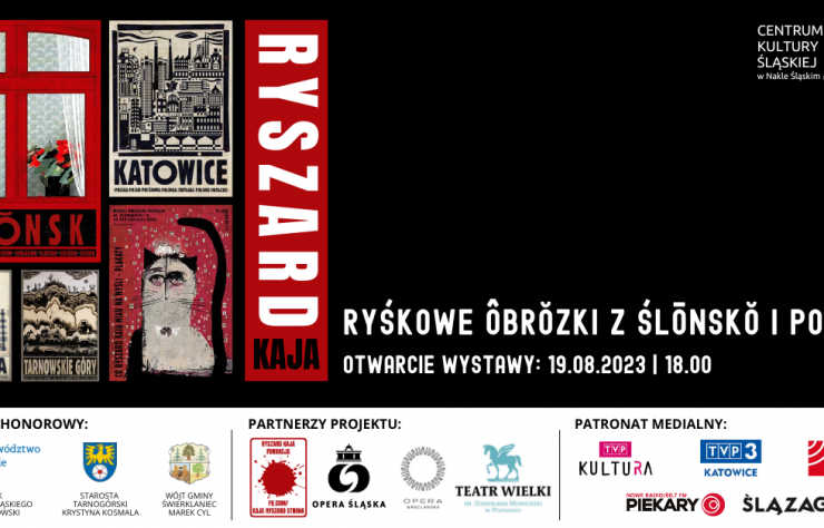 Ryśkowe ôbrŏzki z Ślōnskŏ i Polski, wystawa, grafika, sztuka polska, plakat, sztuka współczesna, niezła sztuka