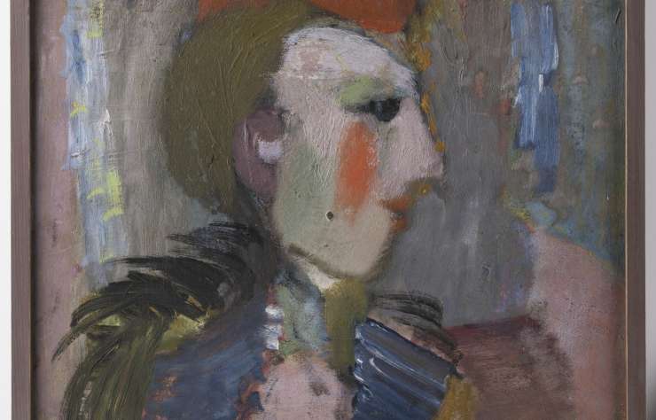 Artur Nacht-Samborski, Portret kobiety z rumieńcem, wystawa, sztuka polska, sztuka współczesna, malarstwo, portret, niezła sztuka