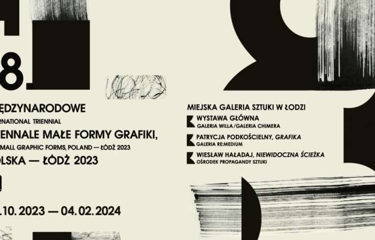 18. Międzynarodowe Triennale Małe Formy Grafiki, Polska – Łódź 2023, wystawa, grafika, sztuka współczesna, triennale, forma, niezła sztuka