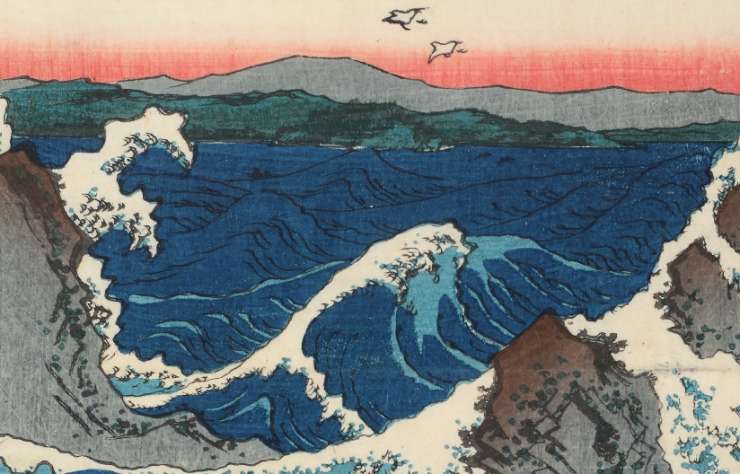 Hiroshige 2023, sztuka japońska, wystawa, drzeworyt, natura, niezła sztuka