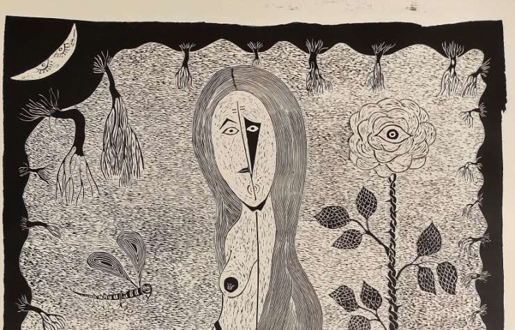 Jan Nowak Ona, grafika, wystawa, art brut, sztuka polska, sztuka współczesna, niezła sztuka