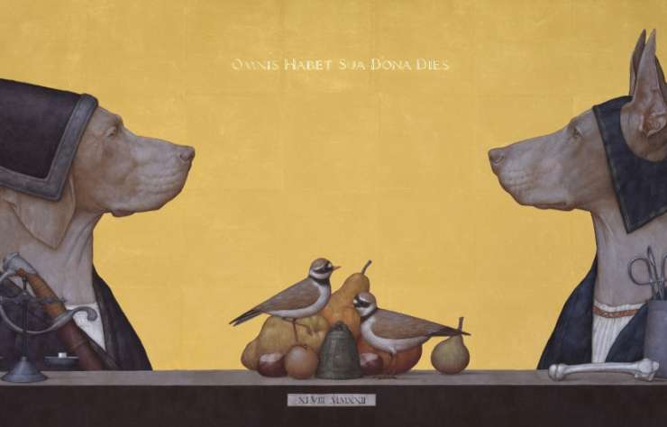 Pół na pół. Masakazu Miyanaga, wystawa, sztuka japońska, malarstwo, niezła sztuka