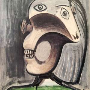 Pablo Picasso, Femme La Guerre II, wystawa, malarstwo, sztuka współczesna, sztuka XX w., niezła sztuka
