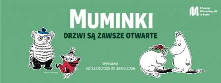 Muminki: drzwi są zawsze otwarte, wystawa, muminki, Tove Jansson, ilustracja, grafika, animacja, niezła sztuka