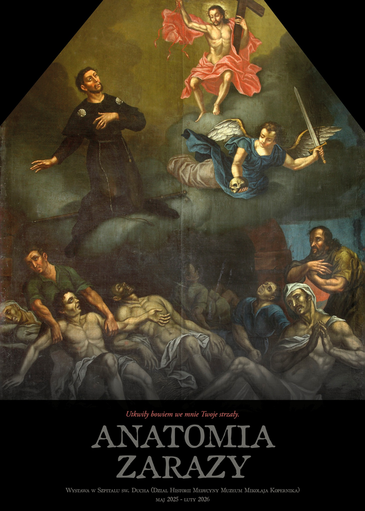 Utkwiły bowiem we mnie Twoje strzały. Anatomia zarazy, wystawa, zaraza, śmierć, sztuka dawna, malarstwo, grafika, ryciny, niezła sztuka
