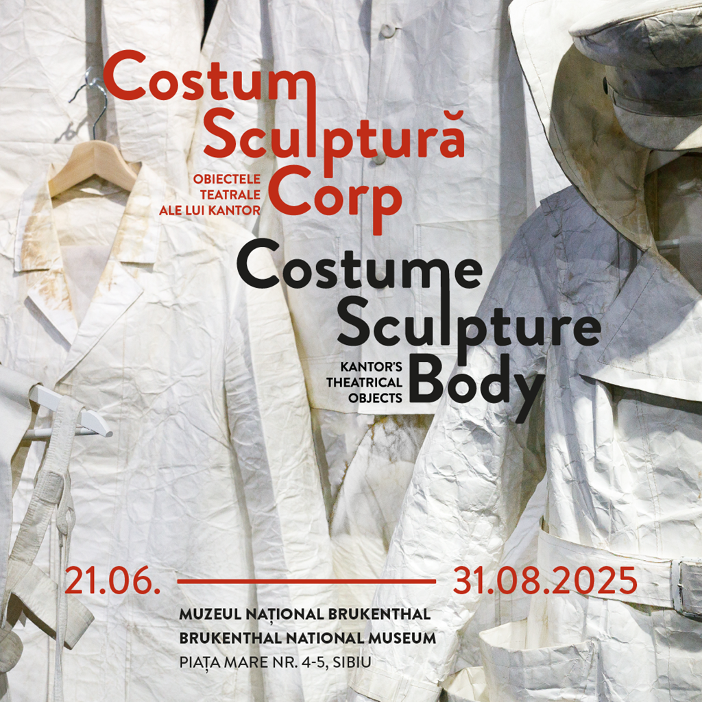 Kostium / Rzeźba / Ciało. Obiekty teatralne Kantora – Muzeum Brukenthala, Sybin, wystawa, sztuka polska, teatr, strój, rzeźba, ciało, niezła sztuka