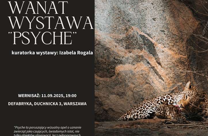 Monika Wanat. Psyche. Wystawa fotografii artystycznej, wystawa, fotografia, fauna, zwierzęta, niezła sztuka