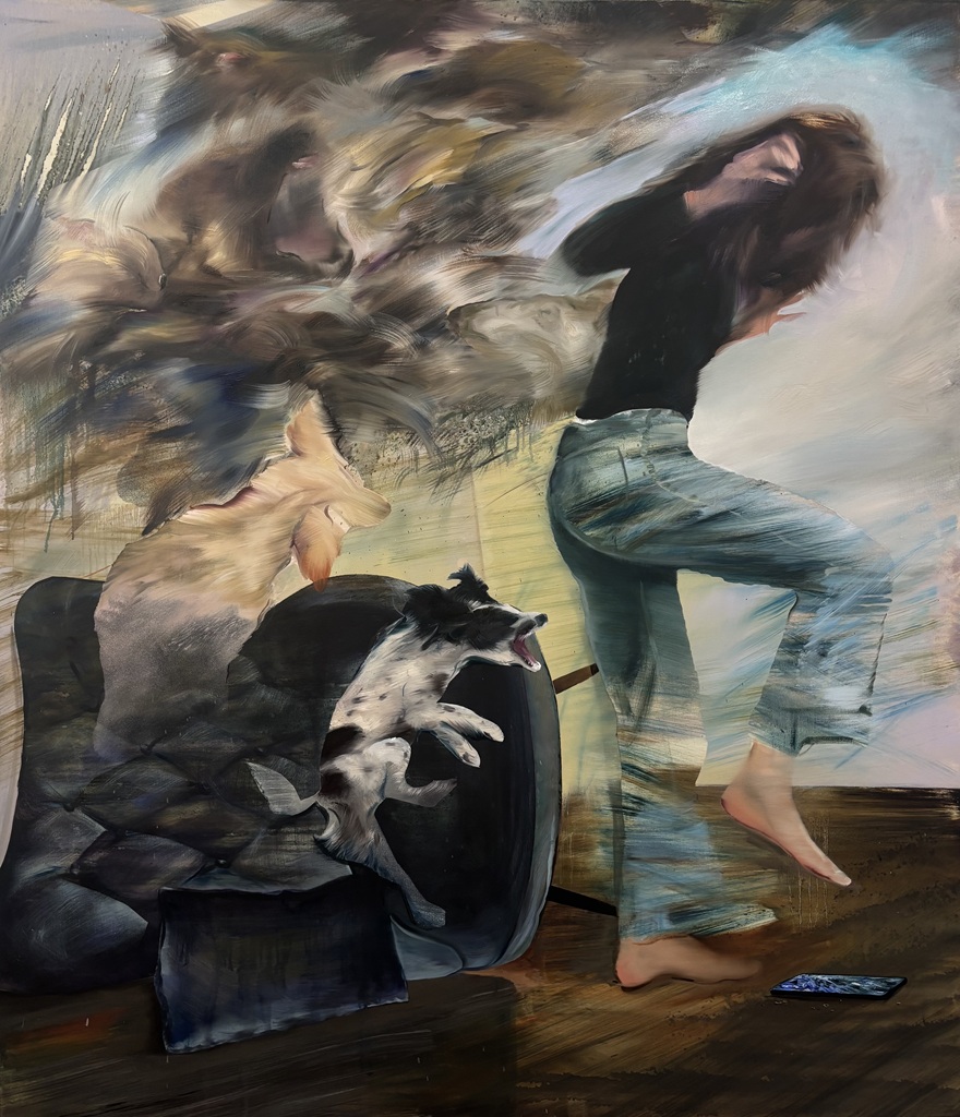 Anna Czarnota, Abonent niedostępny, malarstwo, olej na płótnie, sztuka polska, sztuka współczesna, niezła sztuka