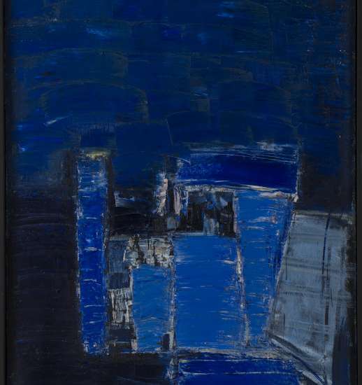 Jacek Sienicki, Wnętrze niebieskie, sztuka XX w., malarstwo, sztuka współczesna, niezła sztuka