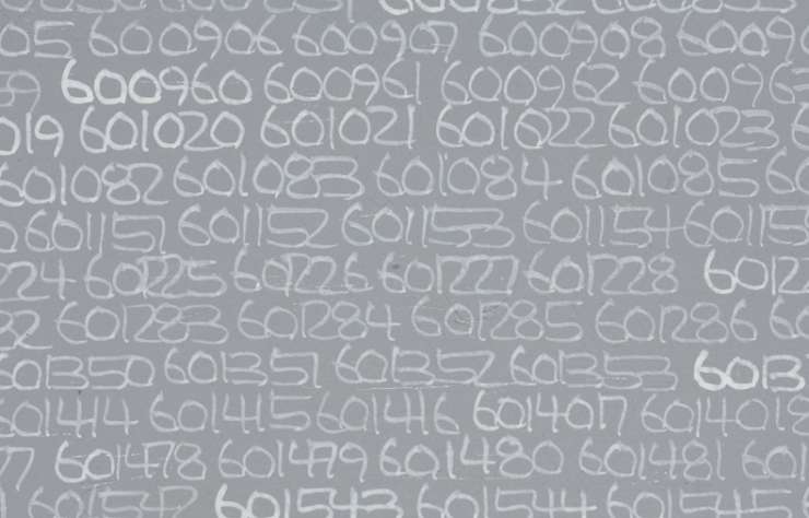 Obraz – czas. Roman Opałka, wystawa, sztuka polska, sztuka XX w., malarstwo, liczenie, niezła sztuka