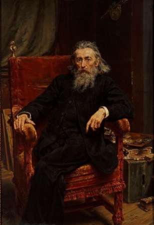 Jan Matejko, Autoportret z paletą, autoportret, sztuka polska, sztuka XIX w., malarstwo, niezła sztuka