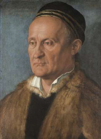 Albrecht Dürer, Portret Jakoba Muffela, portret, malarstwo, sztuka XVI w., niezła sztuka