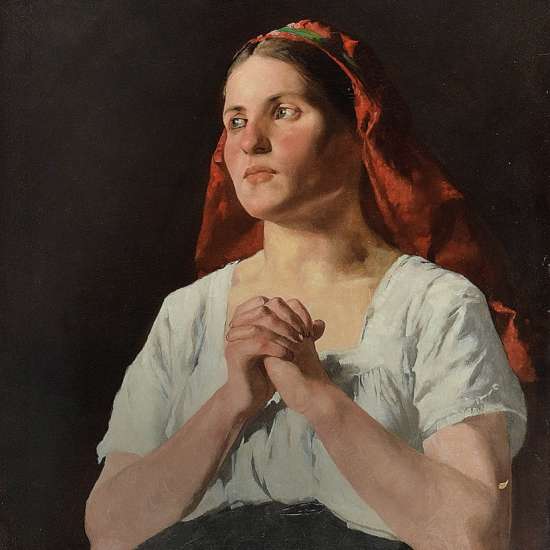 Ludwik Stasiak, Nadzieja, malarstwo, sztuka polska, sztuka XIX w., sztuka XX w., portret, niezła sztuka