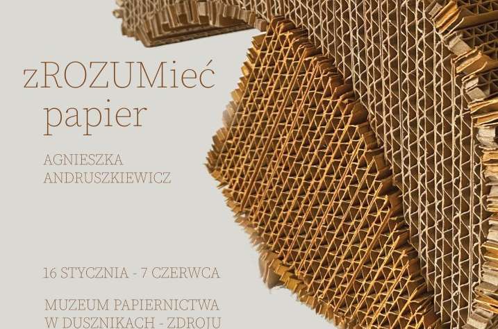 zROZUMieć papier. Wystawa twórczości Agnieszki Andruszkiewicz, wystawa, sztuka współczesna, sztuka polska, papier, rękodzieło, karton, tektura, niezła sztuka