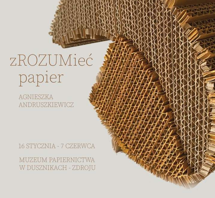 zROZUMieć papier. Wystawa twórczości Agnieszki Andruszkiewicz, wystawa, sztuka współczesna, sztuka polska, papier, rękodzieło, karton, tektura, niezła sztuka