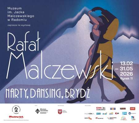 Rafał Malczewski. Narty, dansing, brydż, wystawa, malarstwo, sztuka polska, niezła sztuka