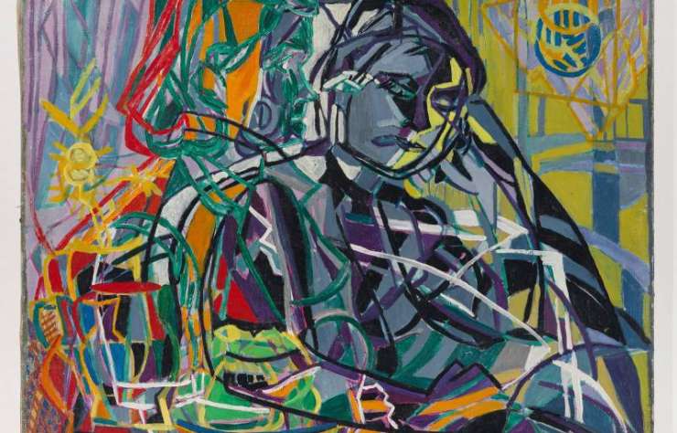 Estera Karp, Portret wielokrotny, lata 40. sztuka XX w., sztuka polska, malarstwo, kolekcja, niezła sztuka