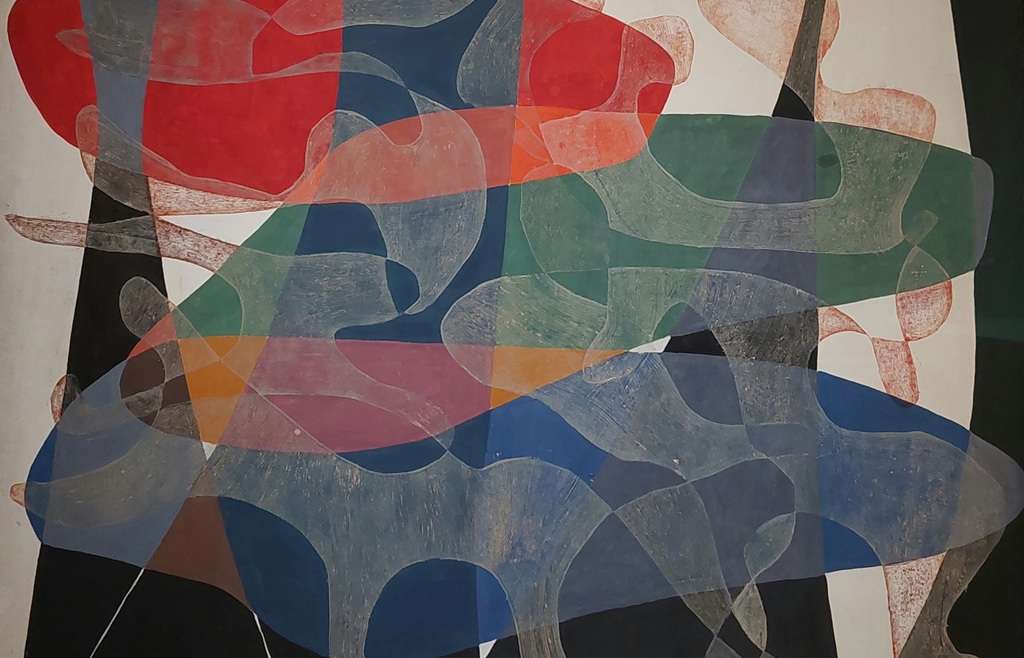 Maria Jarema, Penetracje I, tempera, monotypia, malarstwo, sztuka polska, sztuka nowoczesna, modernizm, niezła sztuka