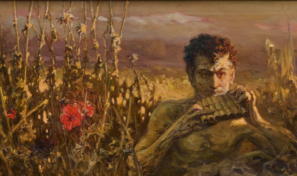 Wilhelm Kotarbiński, Satyr, malarstw, portret, symbolizm, secesja, mity, sztuka XIX w, sztuka polska, niezła sztuka