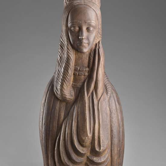 Janina Broniewska, Immaculata Conceptio Masoviensis, rzeźba, sacrum, sztuka polska, sztuka XX w, niezła sztuka