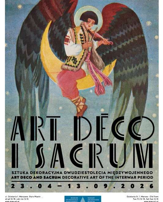 Art Déco i Sacrum. Sztuka dekoracyjna dwudziestolecia międzywojennego, wystawa, art deco, sacrum, sztuka polska, grafika, drzeworyt, rzeźba, niezła sztuka