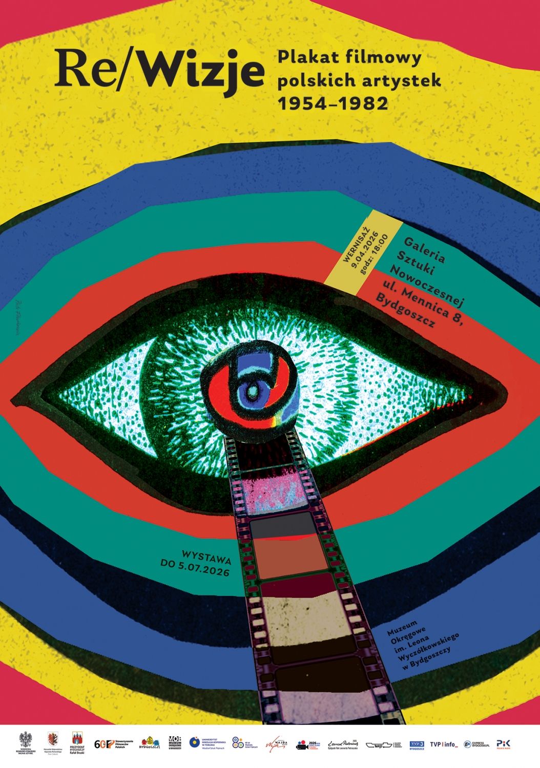 Re/Wizje. Plakat filmowy polskich artystek 1954-1982, wystawa, plakat, film, sztuka polska, sztuka współczesna, niezła sztuka