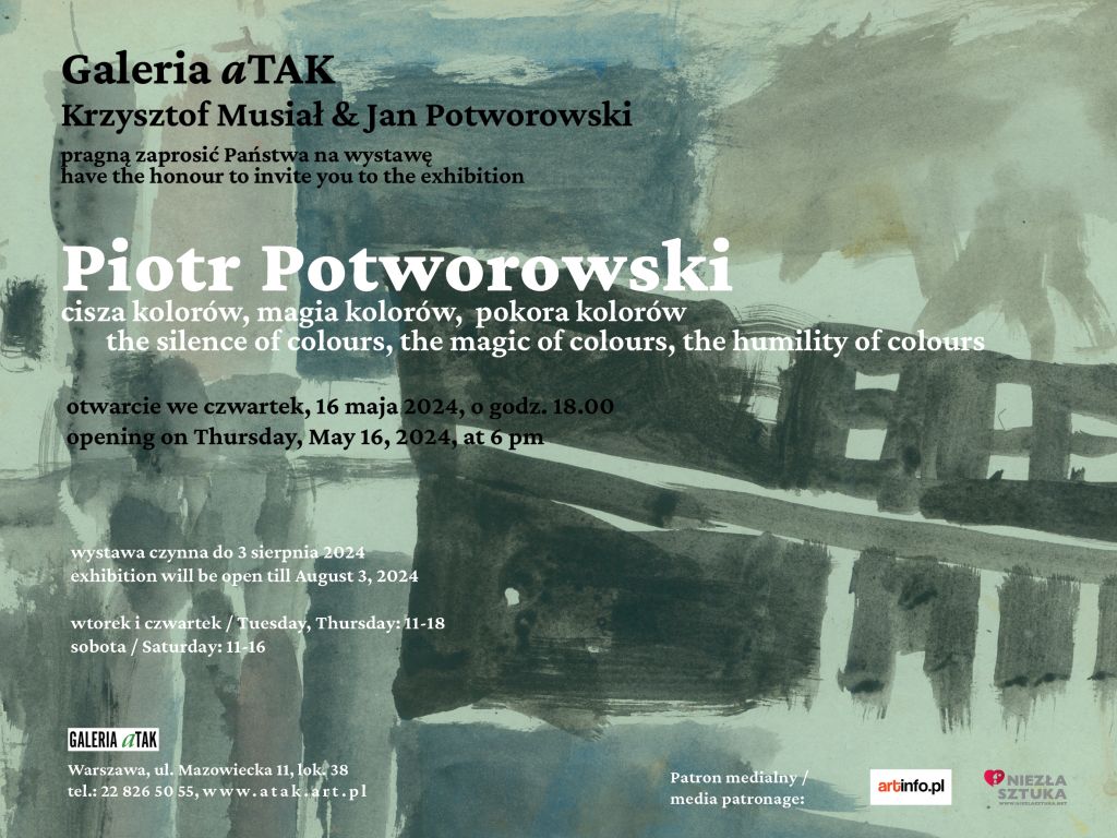 Piotr Potworowski, malarstwo, Galeria aTAK, wystawa, niezła sztuka